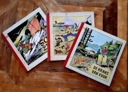 3 vintage stripboeken.