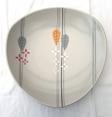 Grijs vintage bord foto 1